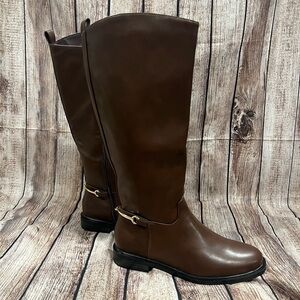 Sz 10 Brown Knee-High Boots